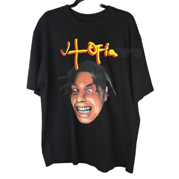 Travis Scott Official Utopia In Stereo T-Shirt Black NEW NWT Tour Merch XL 1A